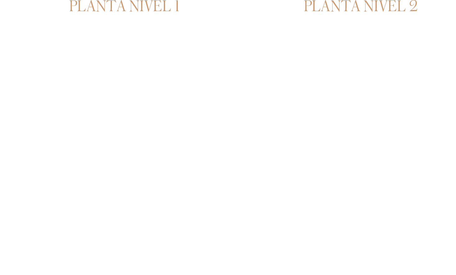 Planta del modelo Mediterránea, 2 pisos 179 m²